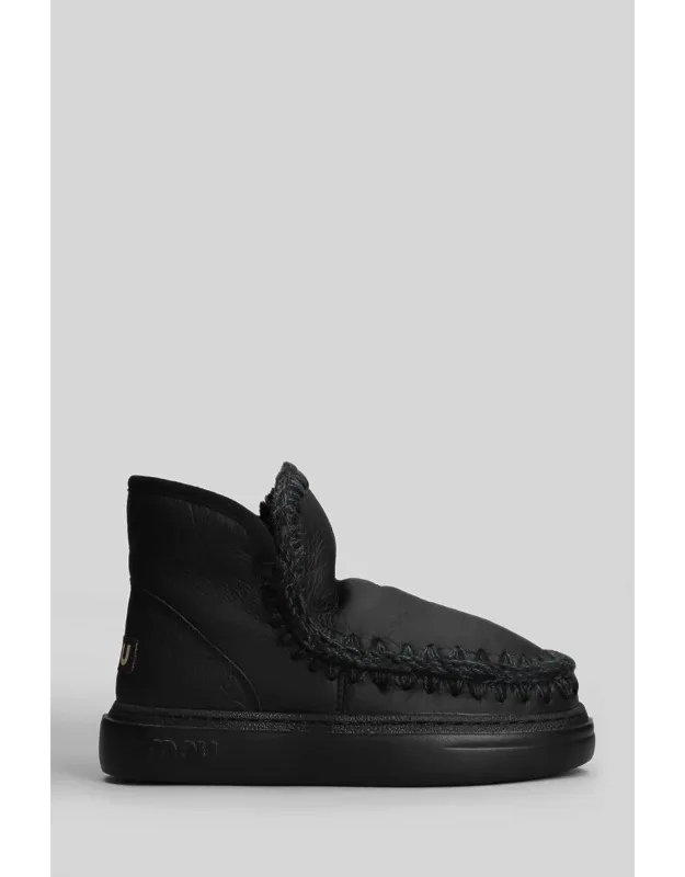 Eskimo Sneaker Bold Low Heels Ankle Boots