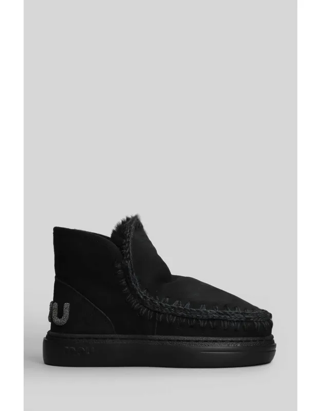 Eskimo Sneakers Bold Low Heels Ankle Boots