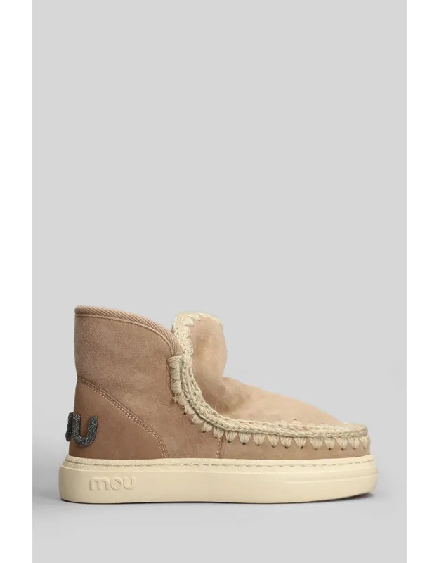 Eskimo Sneaker Low Heel Ankle Boots