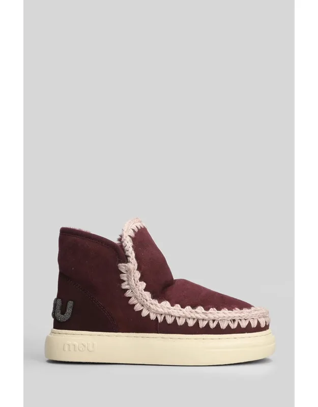 Eskimo Sneakers Bold Low Heels Ankle Boots