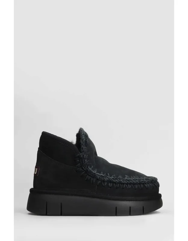 Eskimo Bounce Low Heel Ankle Boots