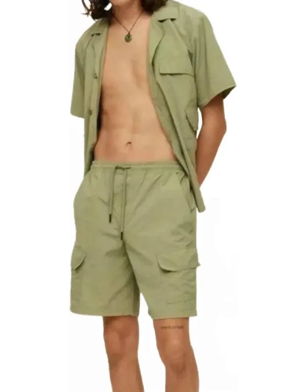 Cargo Nylon Shorts