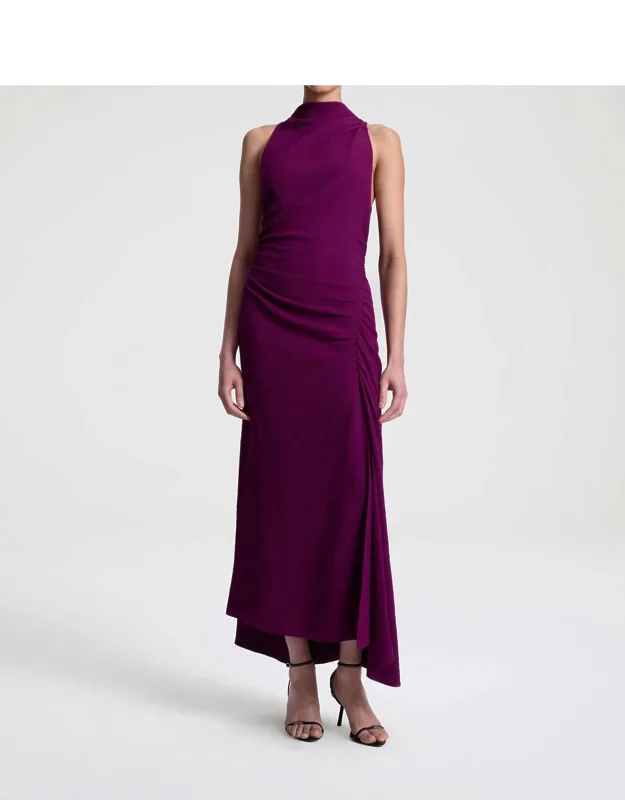 Inez Textured Midi Dress