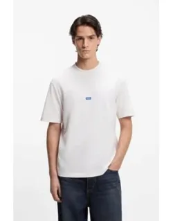 Cotton-jersey T-shirt With Logo Patch