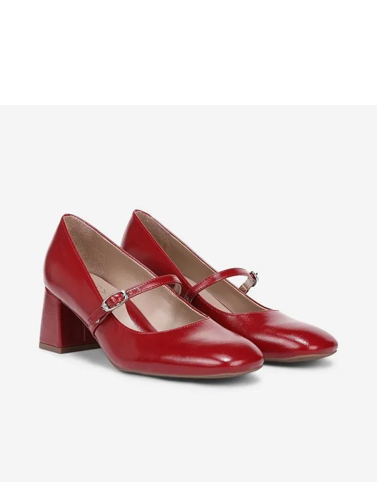 Dancing Mary Jane Shoes, Classic Pumps, Block Heels