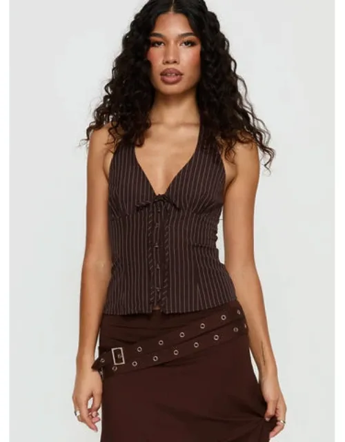 Halter Tailored Top