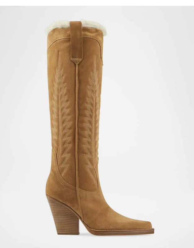 Winter El Dorado Embroidered Leather Boots