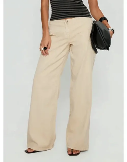 Dolley Star Stitch Mid Rise Wide Leg Jeans
