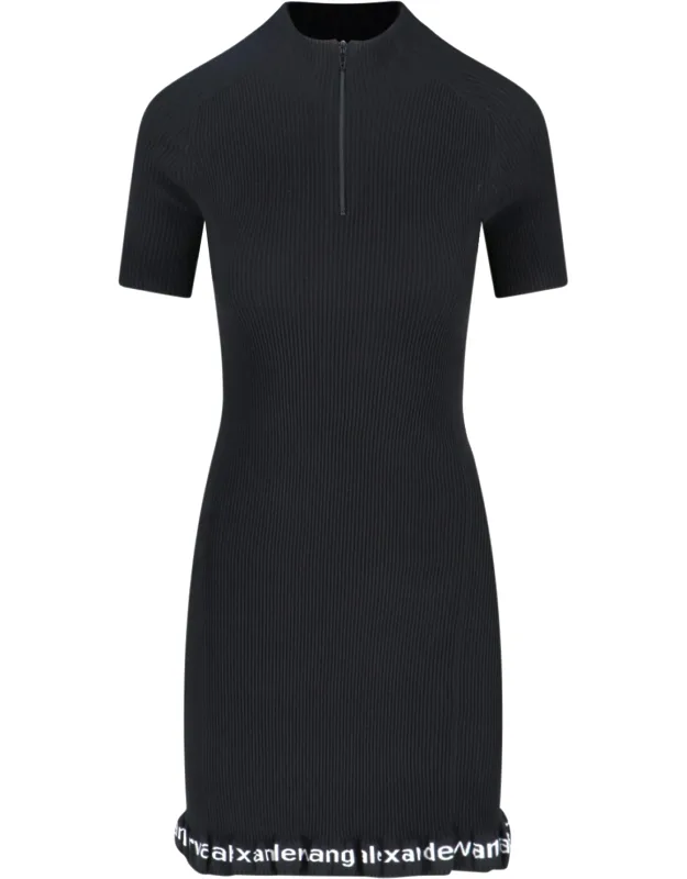 Logo Midi Dress