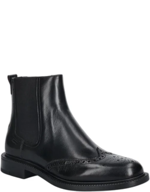 Lysander Chelsea Leather Boots