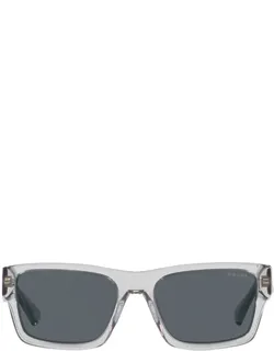Prada Eyewear Sunglasses Pr 25zs U430a9 Crystal Grey Acetate Italy