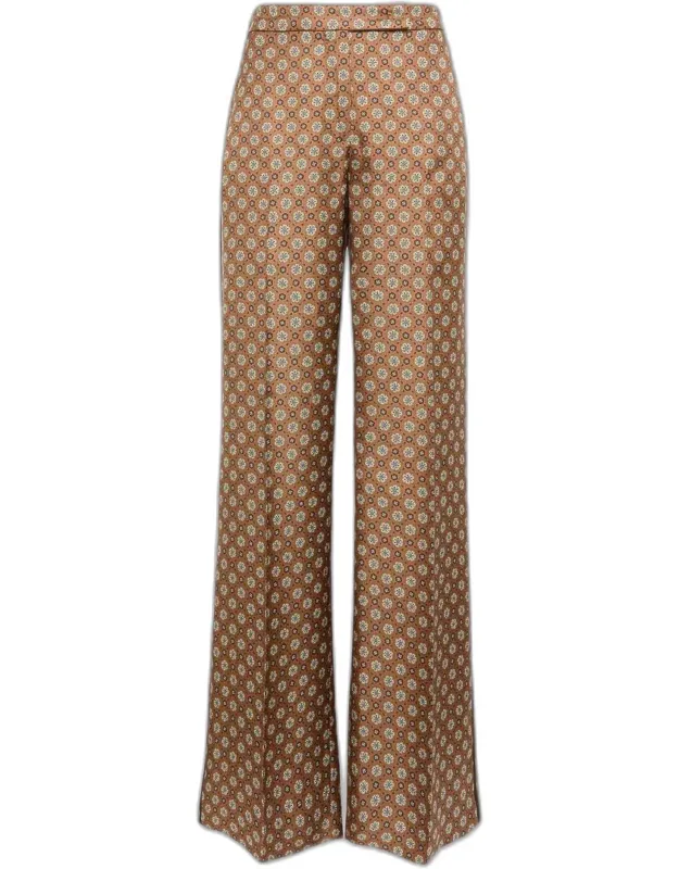Silk Straight Pants