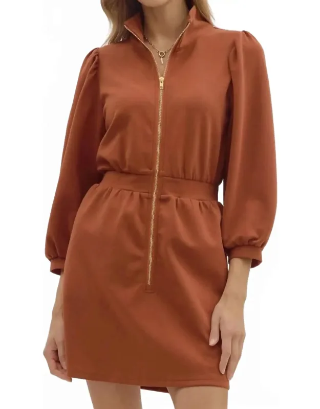 More Than Ready Zipper Dress