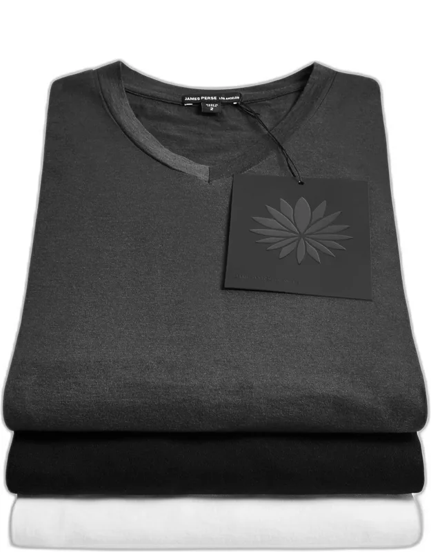 3 Pack Luxe Lotus Jersey V Neck Tees