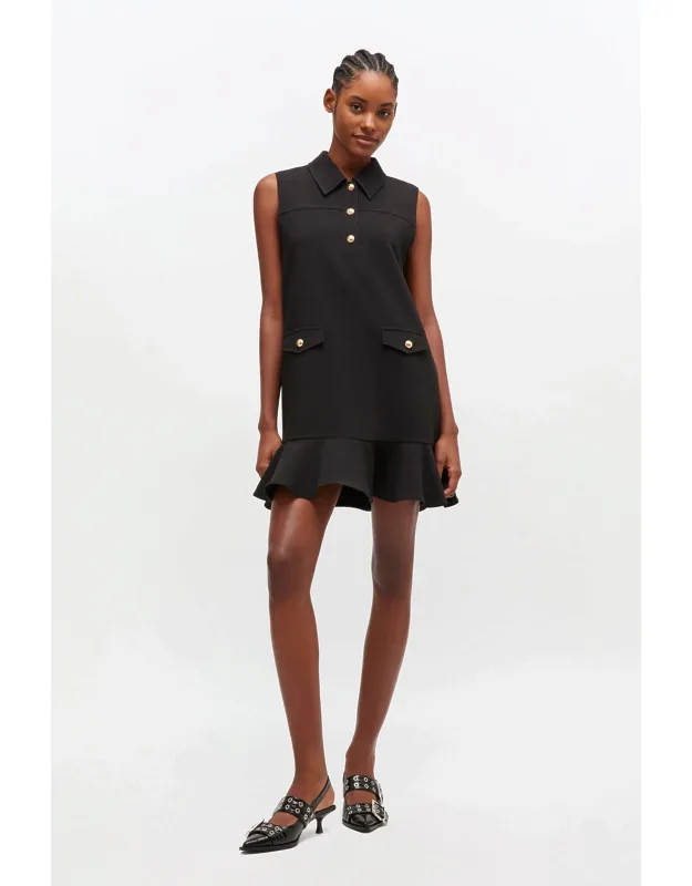 Twill Suiting Mini Dress