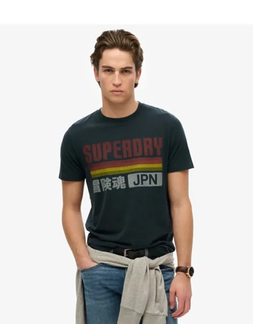 Japan Stripe Relaxed T-shirt