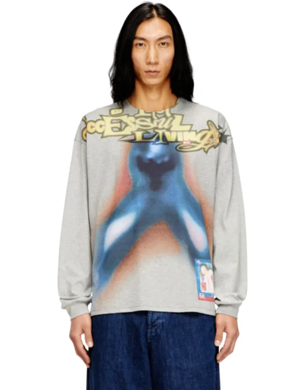 Cotton T-shirt With Digital Print