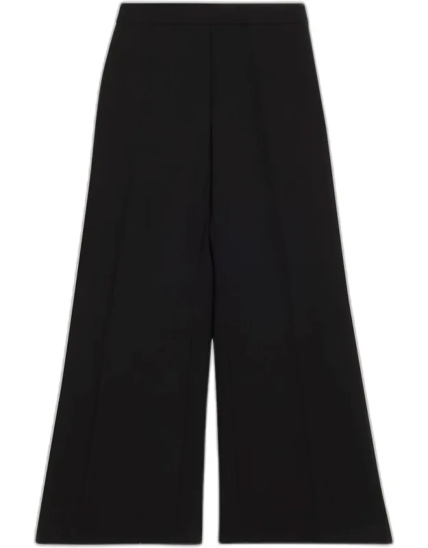 High-rise Wide-leg Wool Pants