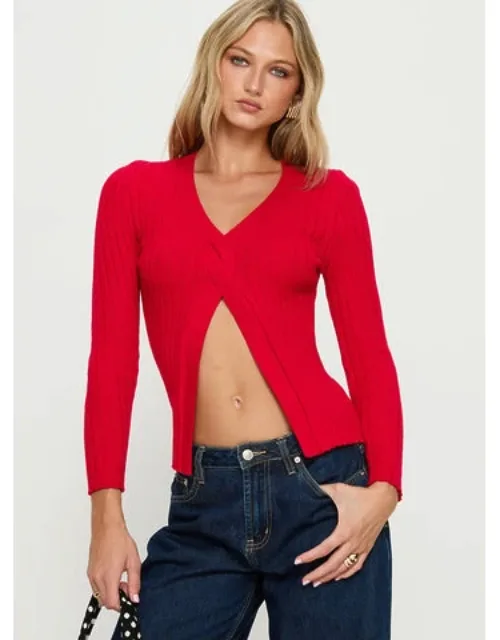 Twist Detail Long Sleeve Top