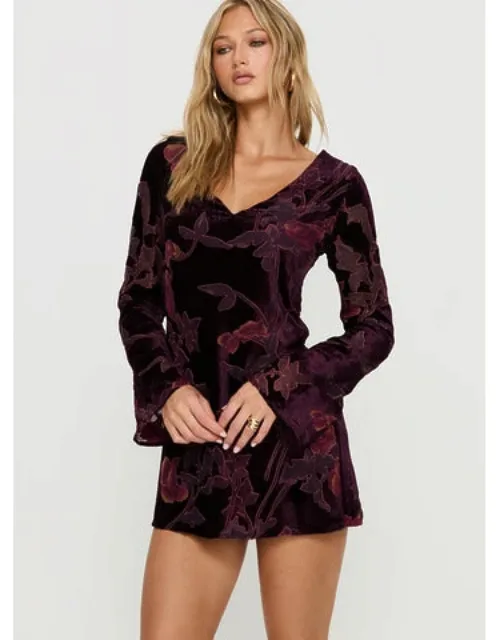 Alitra Long Sleeve Mini Dress