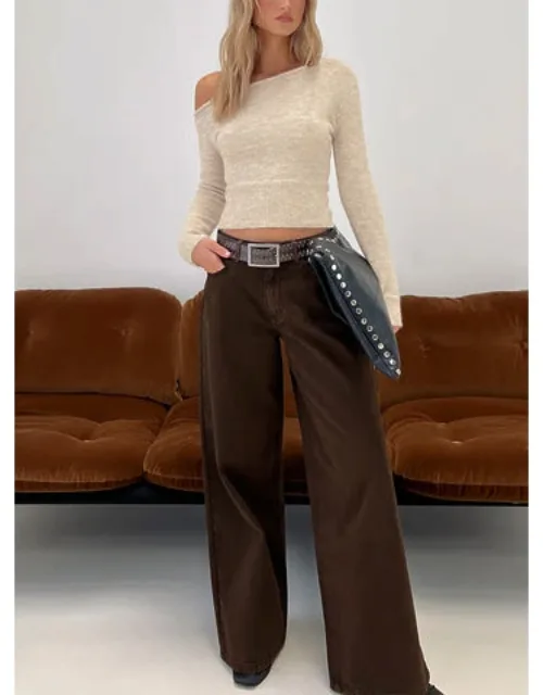 Naylor Mid Rise Wide Leg Jeans