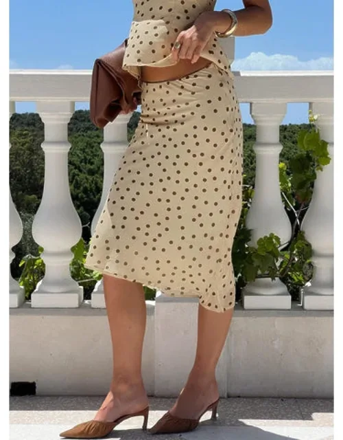 Sydni Midi Bias Cut Skirt