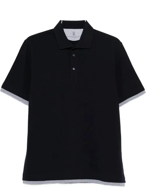 Buttoned Trim Polo Shirt
