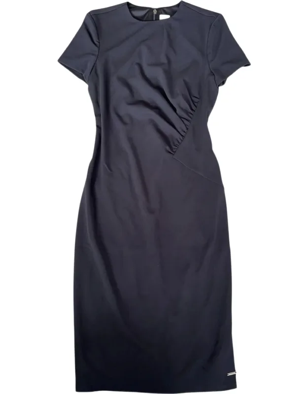Crew-neck Midi Dress
