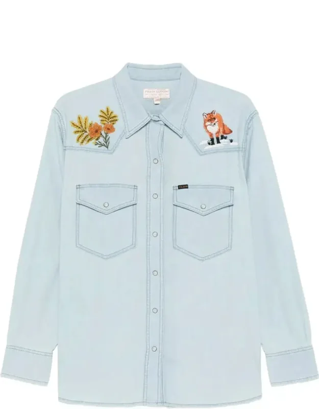 Embroidered Western Shirt