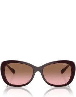 Vogue Eyewear Sunglasses Vo2943sb 194114 Top Brown / Opal Pink Acetate Italy