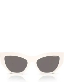 Vogue Eyewear Sunglasses Vo5607s 312487 Full Ivory Nylon Italy