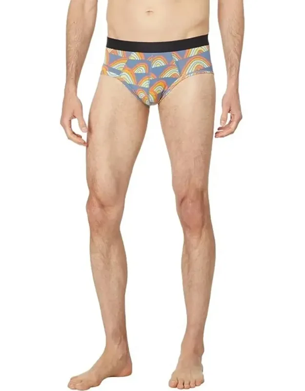 Briefs Multicolor Retro Rainbows Stretch Underwear Gbo902