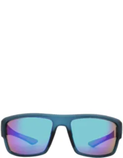 Teal Square Sunglasses