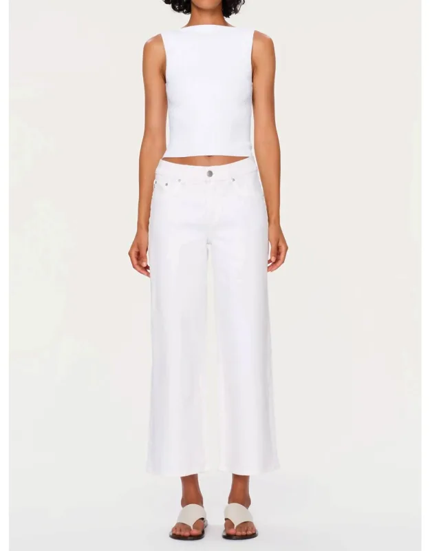 Hepburn Wide Leg Ankle Jeans