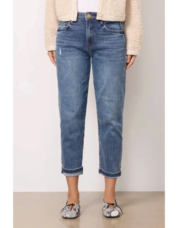 Baggy Boyfriend Crop Jeans