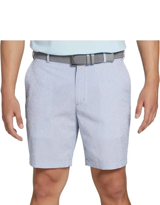 Clubhouse Shorts Striped Seersucker 9" Inseam Golf Srt172