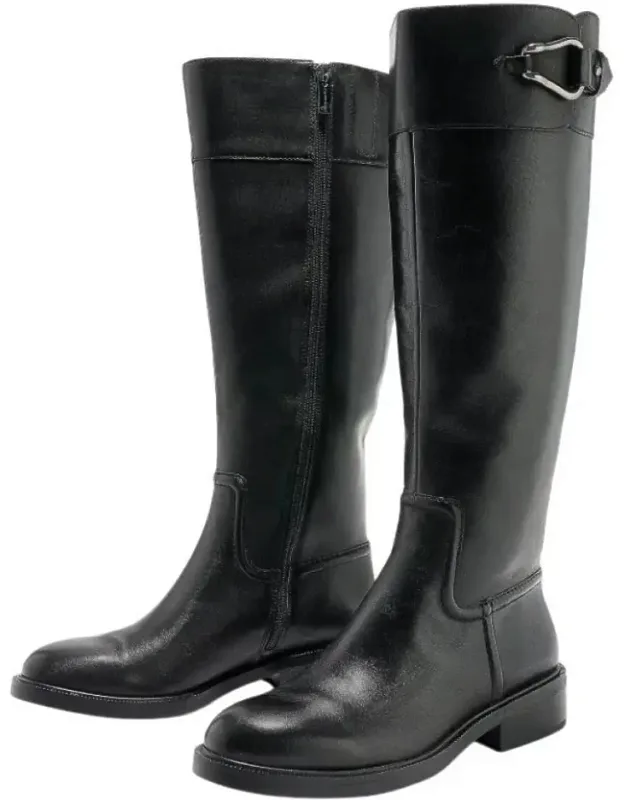 Andalian Wide Calf Knee-high Boots