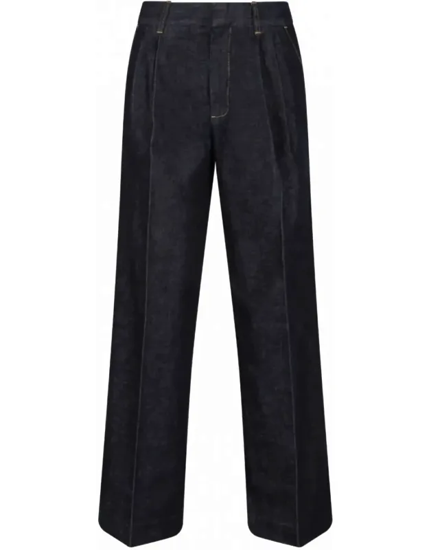 Illustration Denim Pants