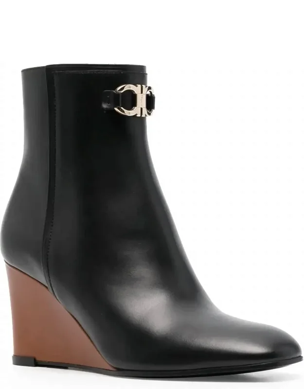 Wedge-heel Ankle Boots