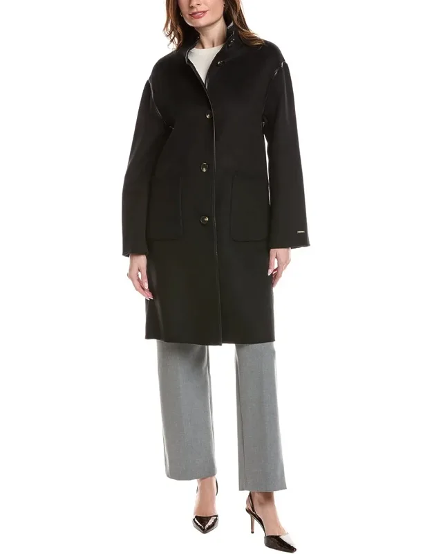Long Wool-blend Coat