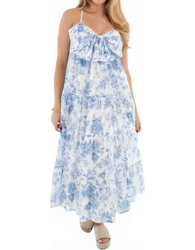 The Chloe Bow Midi Dress