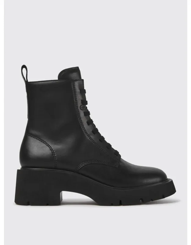 _flat Ankle Boots With Comfort Design_