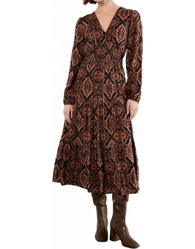 Tiered Smock Waist Dress