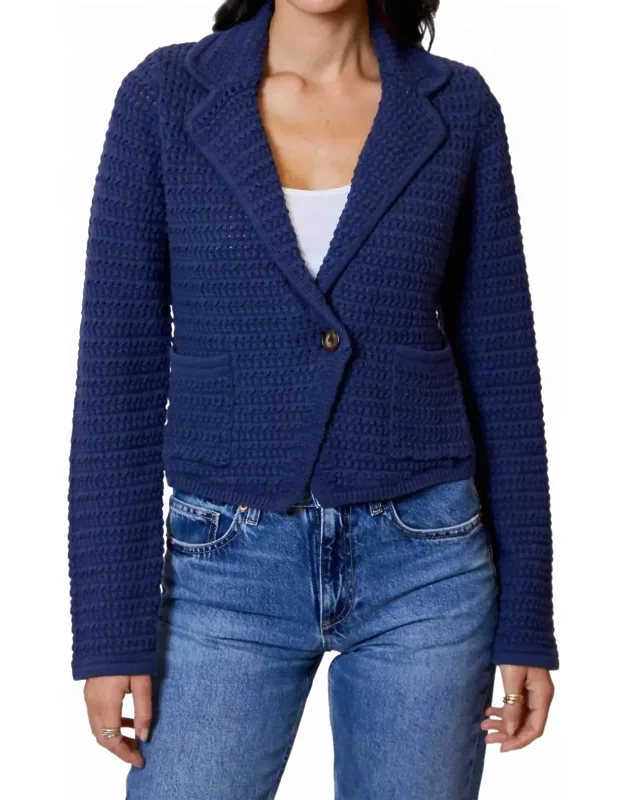 Loose Knit Blazer