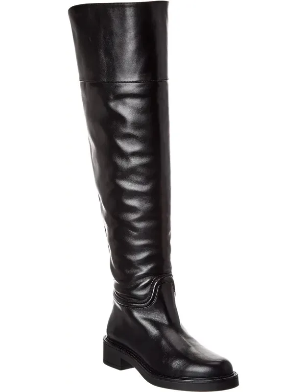 Celia Leather Over-the-knee Riding Boot