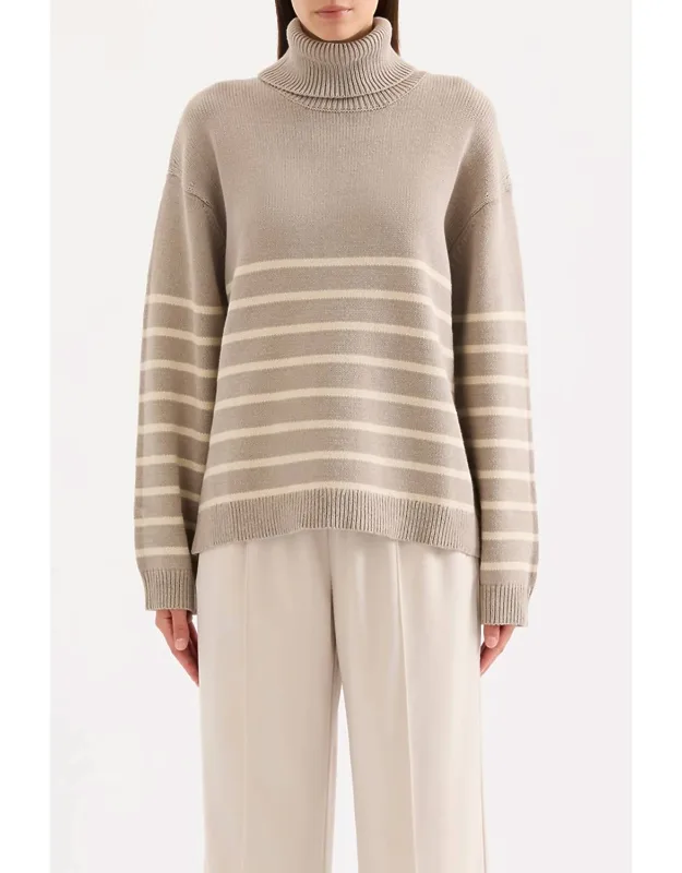 Turtleneck Knit Sweater