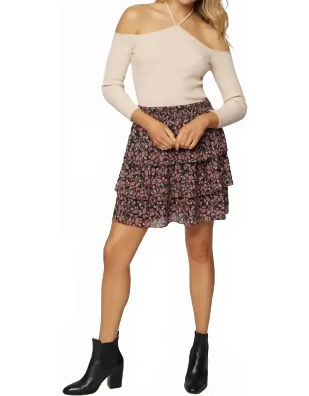 Sandy Rock Long Sleeve Off The Shoulder Top