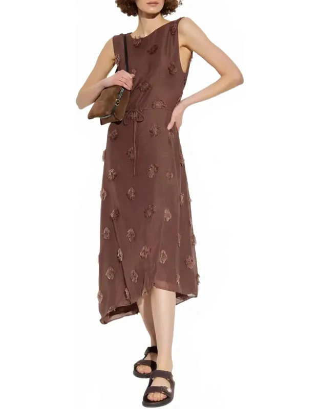 Saportofino Midi Dress In Frech Roast