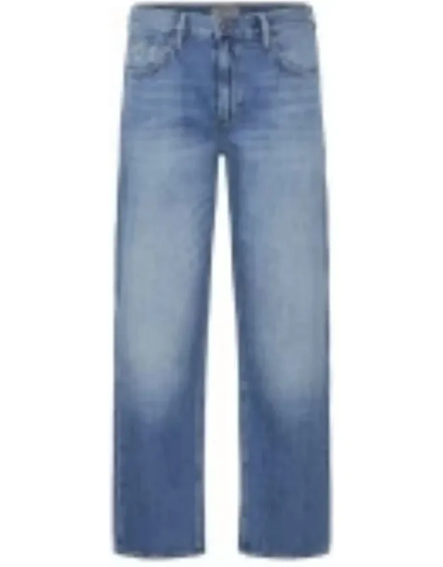 Loose Fit Straight Jeans
