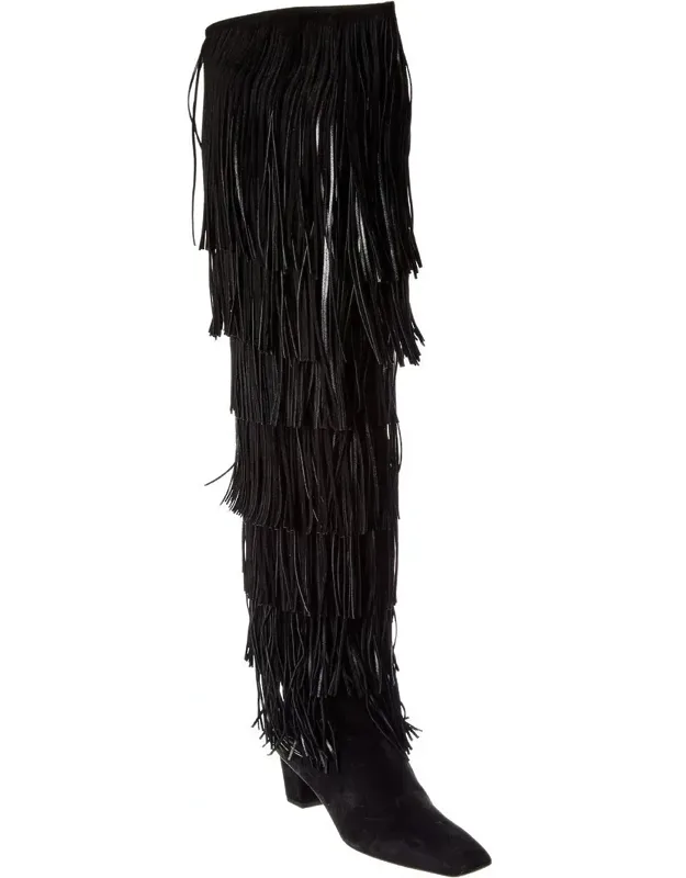 Suede Thigh-high Boot